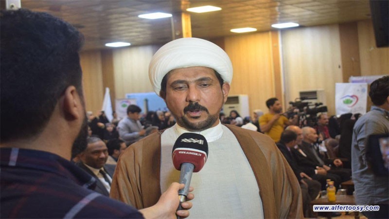 شارك الشيخ الفرطوسي في مهرجان اقامه مركز التنمية والتطوير الثقافي