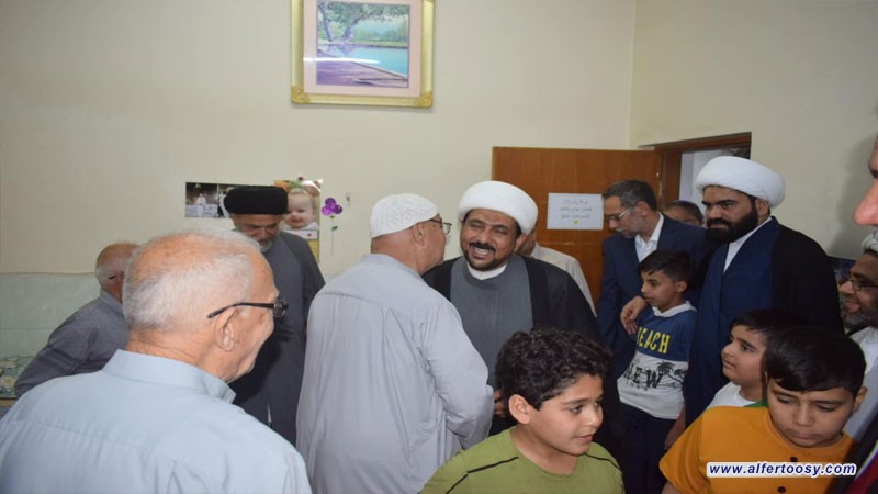 زار جناب الشيخ جواد الفرطوسي دار المسنين